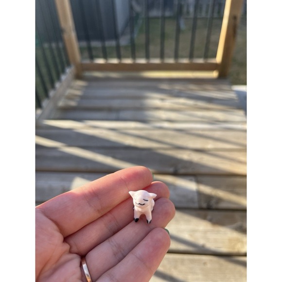 Farm Animals Mommy Pig Plus 9 Piglets Vintage Collectibles Ceramic Made In Japan - Picture 7 of 16